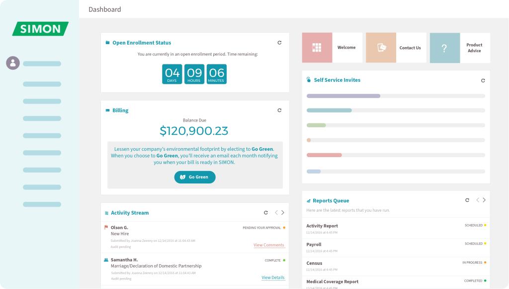 SIMON® | Platform for Benefits Administration | Vimly